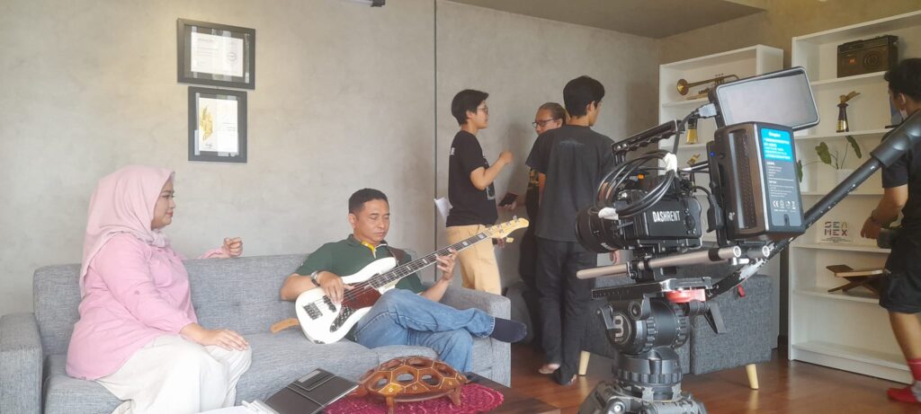 behind the scene Tak Mungkin Music Video